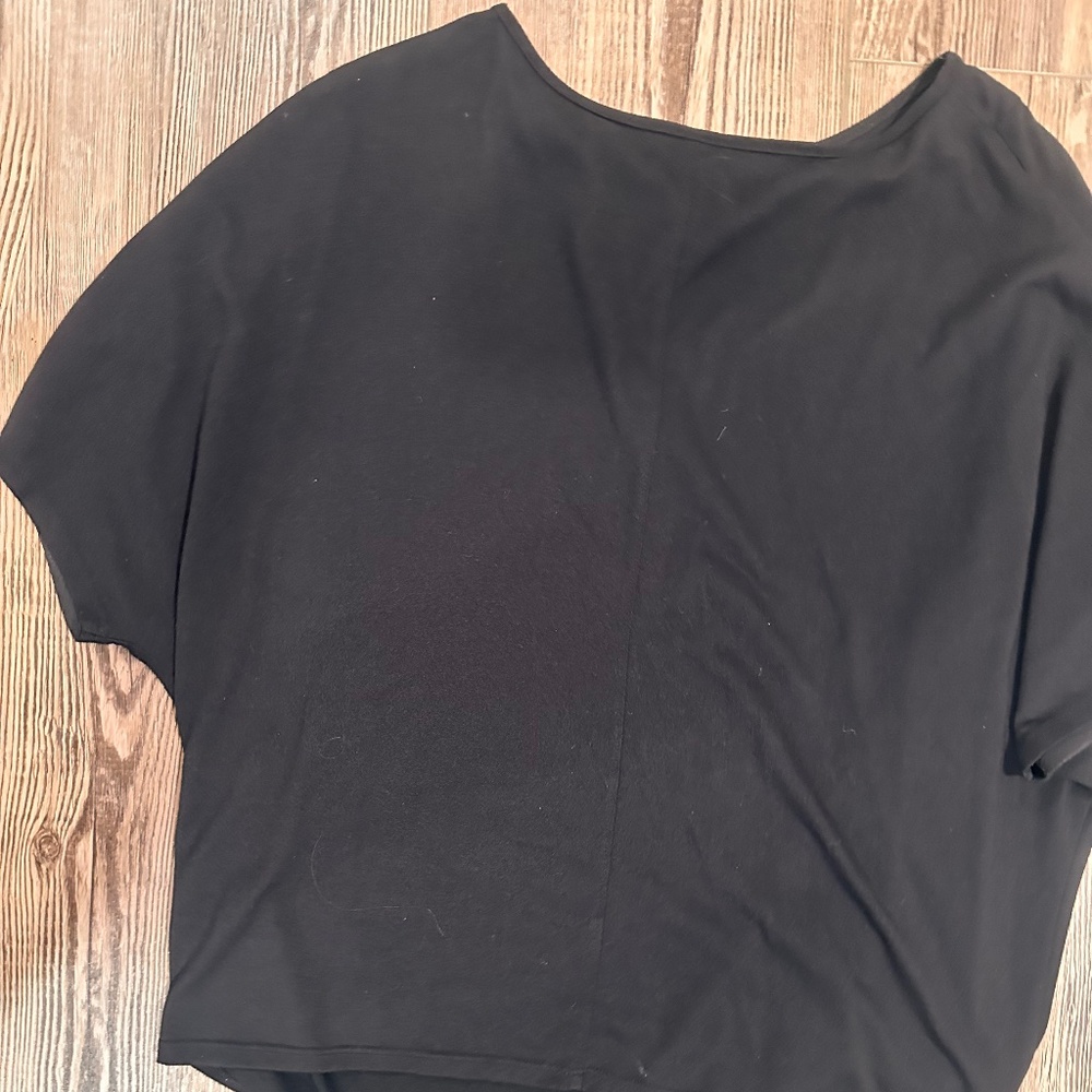 Athleta Dolman T-shirt, black, size S